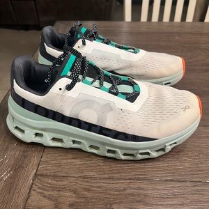 Men's 12 ON Cloud Cloudmonster - White - Creek